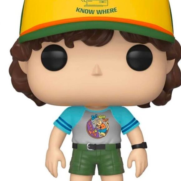 Funko Pop Stranger Things DUSTIN SCIENCE CAMP Vinyl Figure - Picture 2 of 8